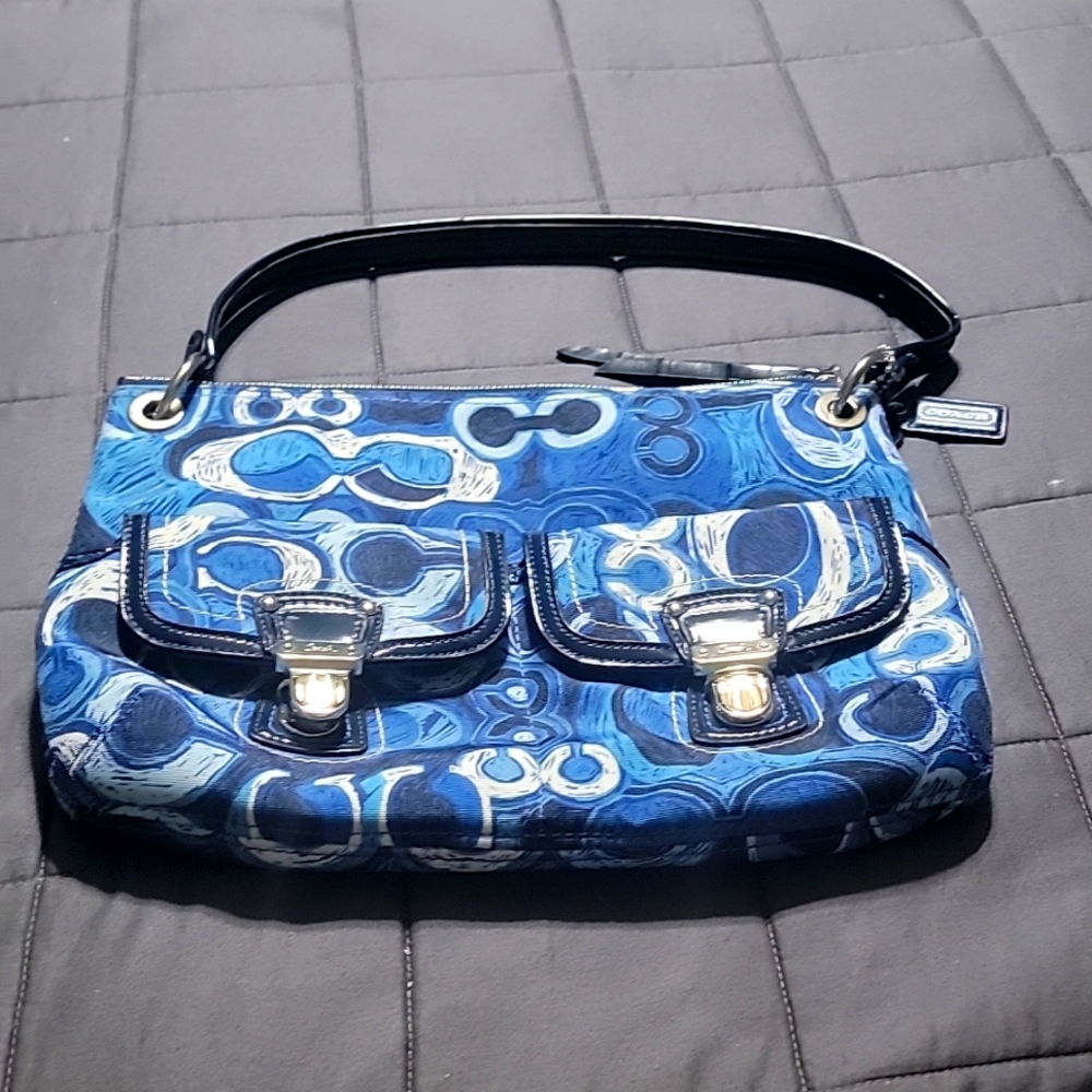 Limited Edition Poppy Signature Coach Purse